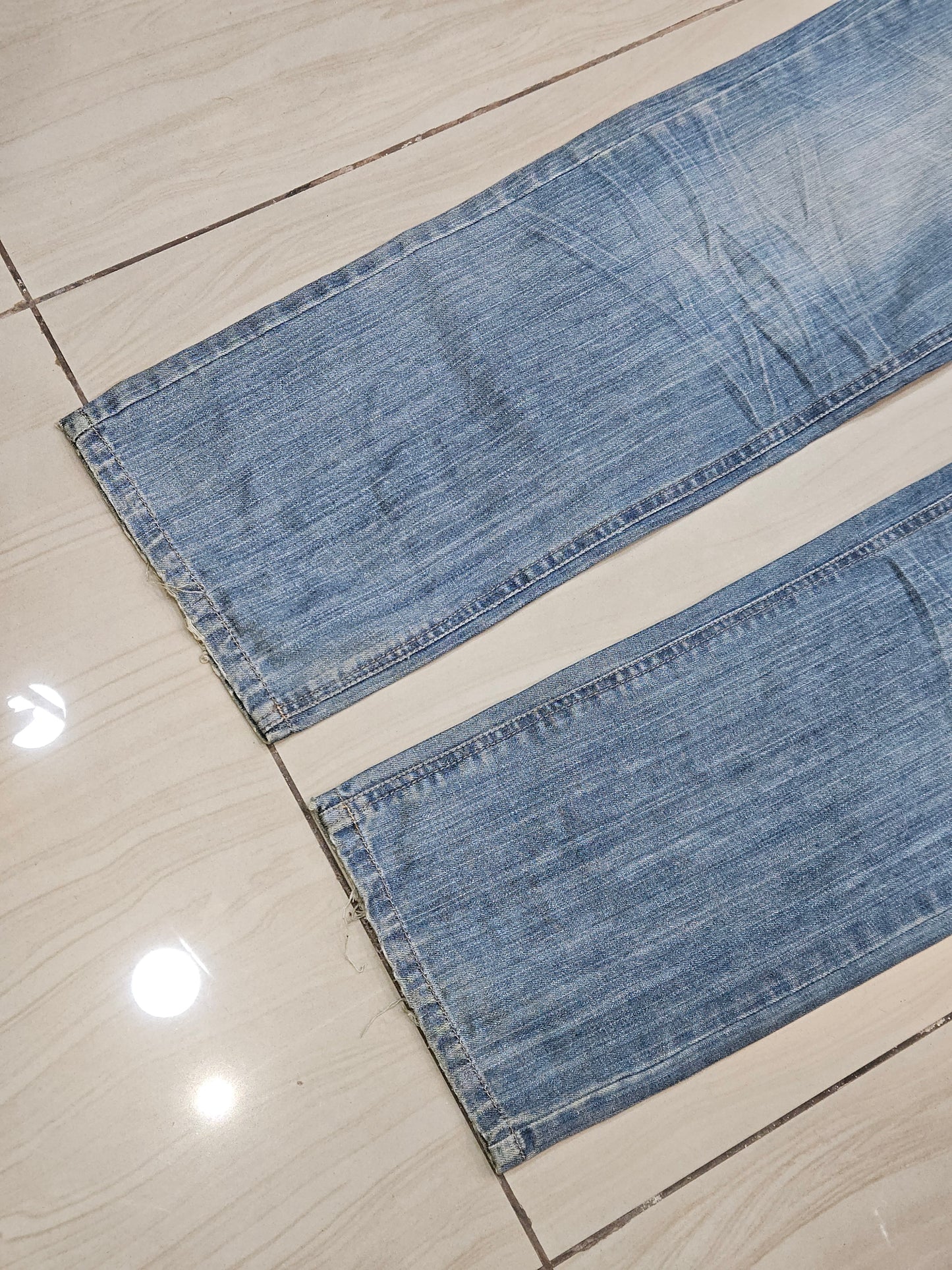 HVQ(unbranded) relaxed fit rugged jean(MEN)
