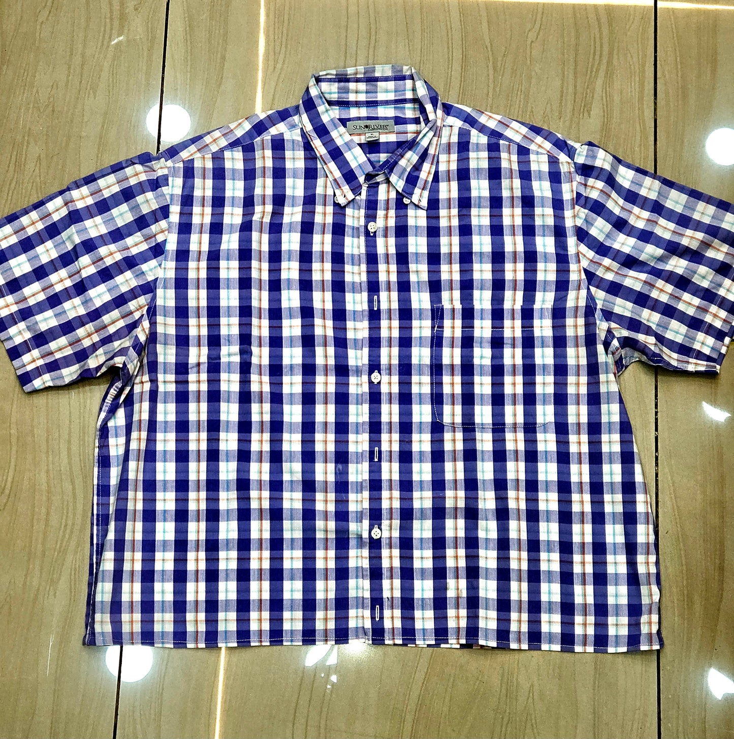 SUNRIVER CLOTHING boxy fit half sleeve shirt (UNISEX)