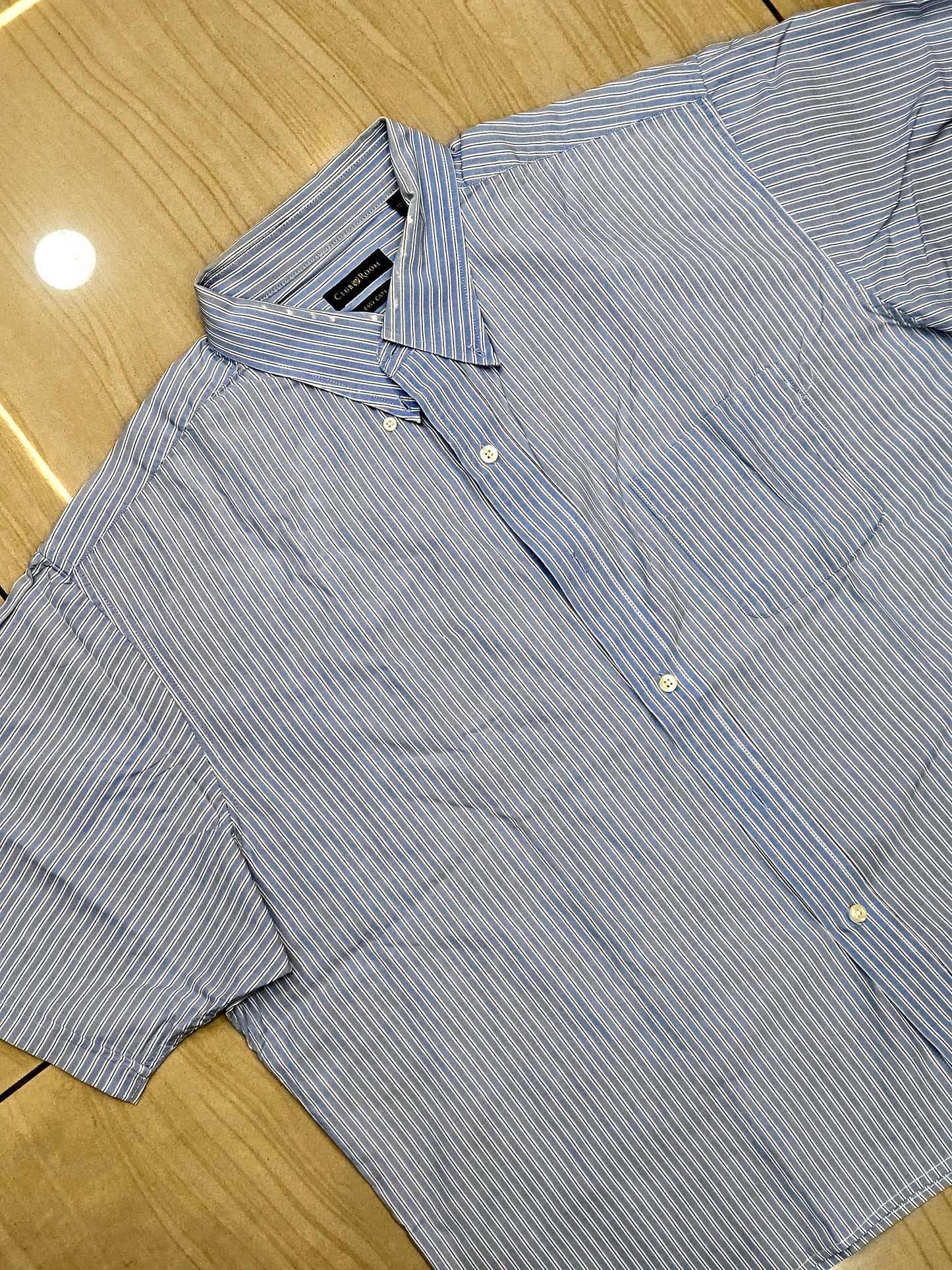CLUB ROOM boxy fit half sleeve shirt (UNISEX)