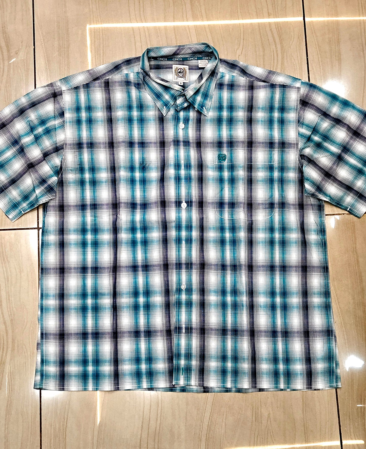 CINCH boxy fit half sleeve shirt(UNISEX)