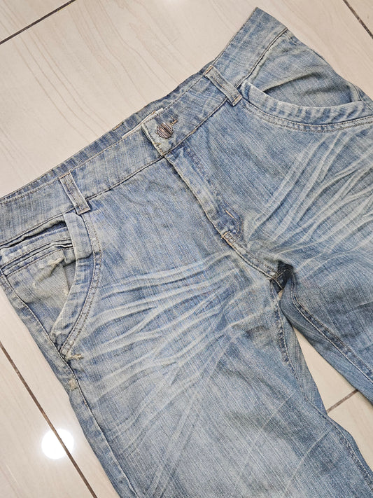 HVQ(unbranded) relaxed fit rugged jean(MEN)