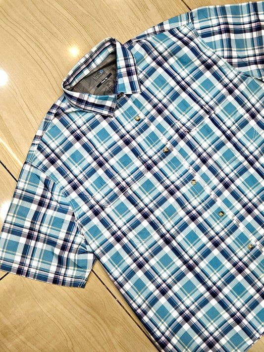 CROFT & BARROW classic fit half sleeve shirt (UNISEX)