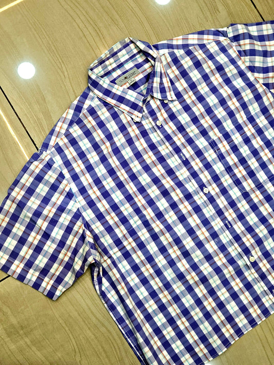 SUNRIVER CLOTHING boxy fit half sleeve shirt (UNISEX)