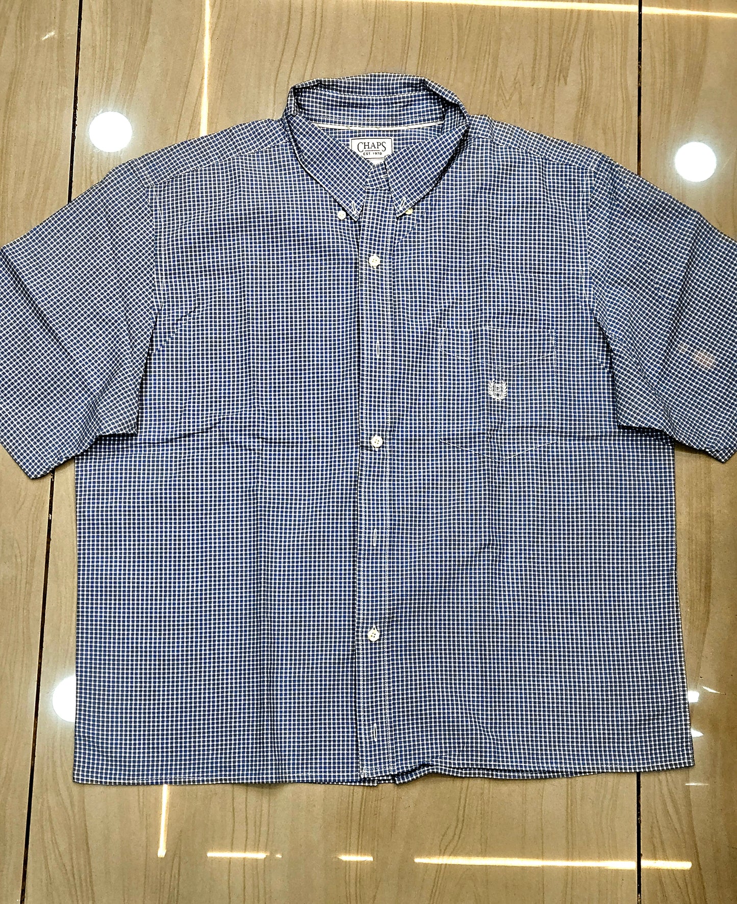 CHAPS boxy fit half sleeves shirt (UNISEX)
