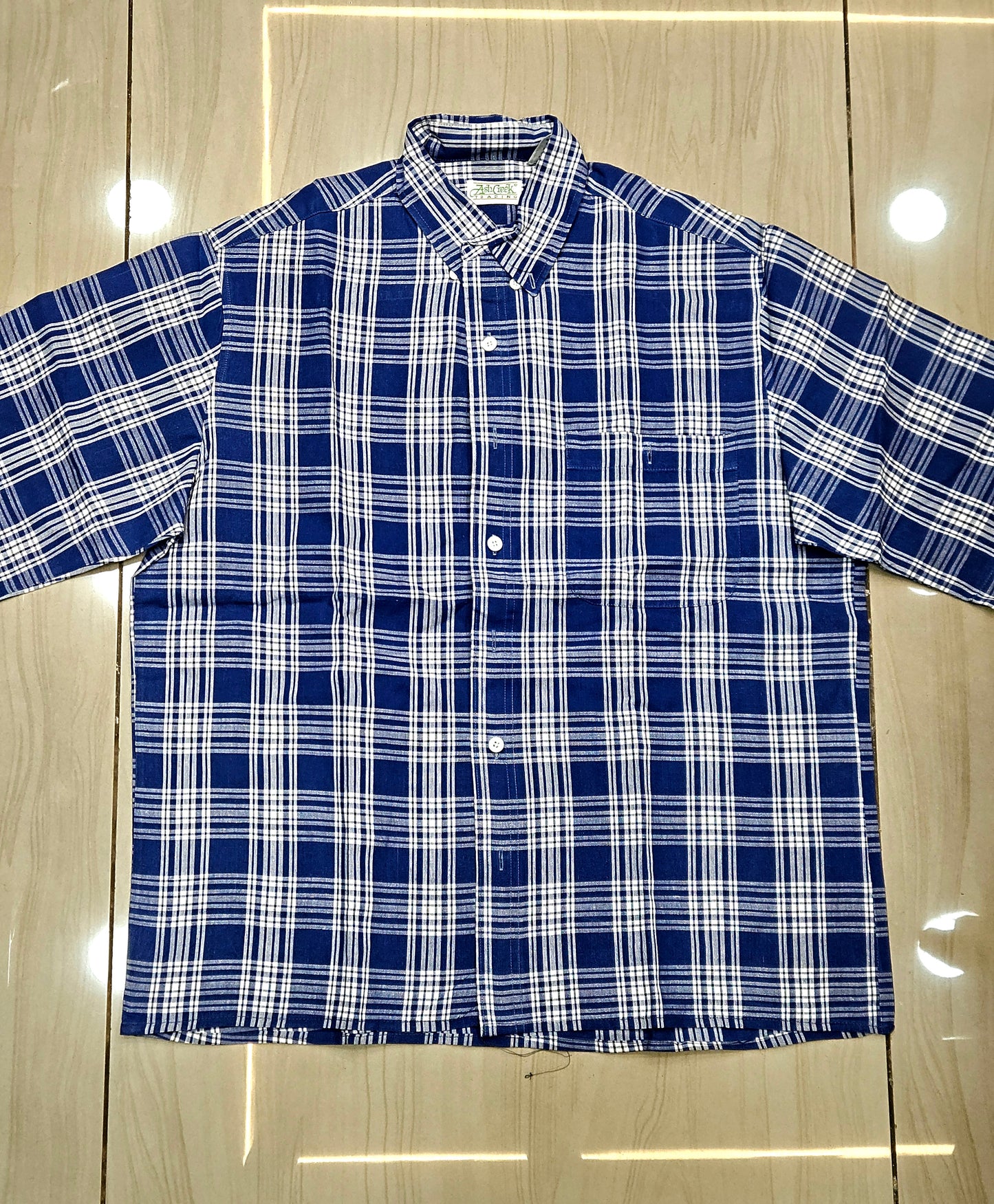 ASHCREEK boxy fit half sleeve shirt (UNISEX)